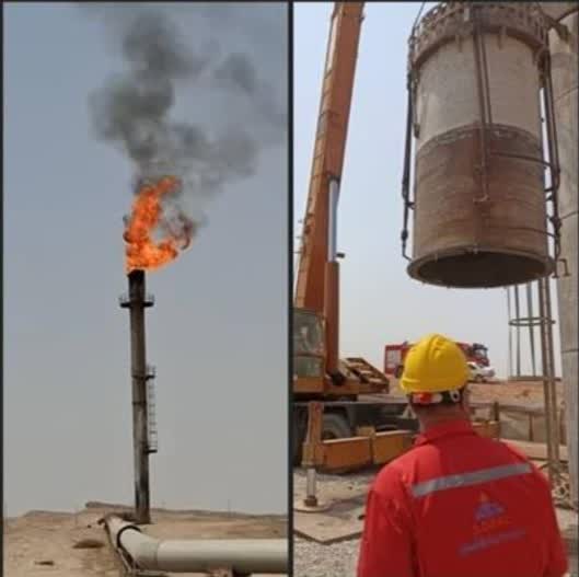 براي نخستين بار صورت گرفت: بازسازی و نصب تیپ مشعلهای کارخانه گاز و گازمایع ۹۰۰ پازنان ۲ شرکت نفت و گاز گچساران براي نخستين بار صورت گرفت: بازسازی و نصب تیپ مشعلهای کارخانه گاز و گازمایع ۹۰۰ پازنان ۲ شرکت نفت و گاز گچساران