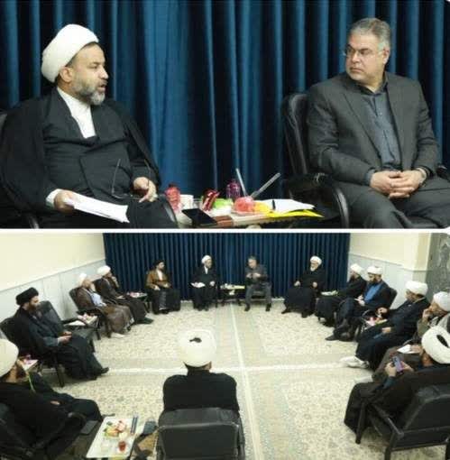 هماندیشی شورای سیاستگذاری ائمه جمعه خوزستان با معاون عمرانی استاندار و رئیس قرارگاه اربعین در مرز چذابه هماندیشی شورای سیاستگذاری ائمه جمعه خوزستان با معاون عمرانی استاندار و رئیس قرارگاه اربعین در مرز چذابه