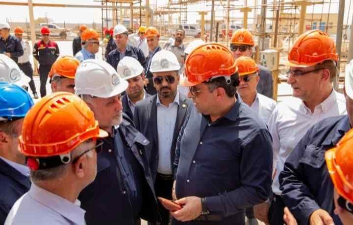 بازدید مدیران ارشد گروه صنایع پتروشیمی خلیج‌فارس از پالایش گاز هویزه