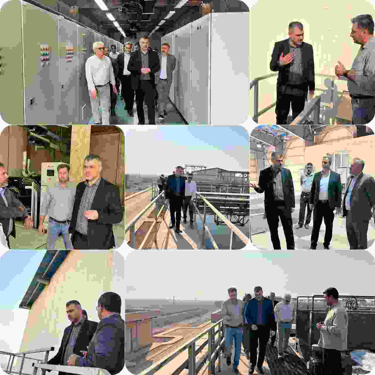 بازدید مدیرعامل شرکت آب و فاضلاب اهواز از تصفیه‌خانه فاضلاب شرق