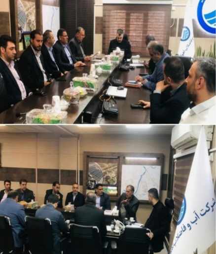 نشست نماینده مردم شریف اهواز، باوی، کارون و حمیدیه در مجلس شورای اسلامی با مدیرعامل شرکت آب و فاضلاب اهواز