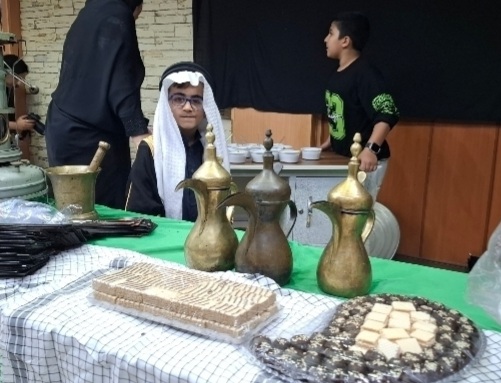 خلق صحنه های ناب و قشنگ توسط دانش آموزان در برگزاری مراسم سوگواری